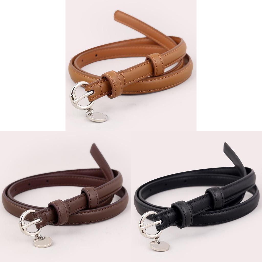 Genuine Leather Belt For Women With Classic Pin Buckle For Casual And Office Wear