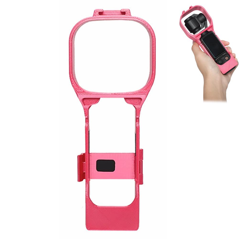 

For DJI Pocket3 Speed Camera Case Osmo For DJI Lingmou Kou Camera Screen Can Install Fill Light Microphone троянди рожеві кольору