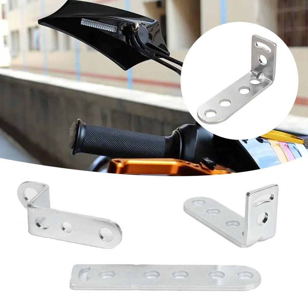 Silver Electric Headlight Modified Bracket LED Spot Light Fixed Holder  Motorcycle Accessories