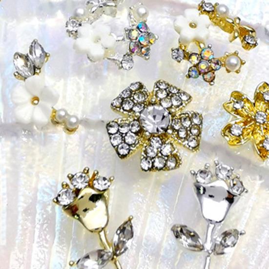 Unhas requintadas Strass Acessórios requintados Multiuso