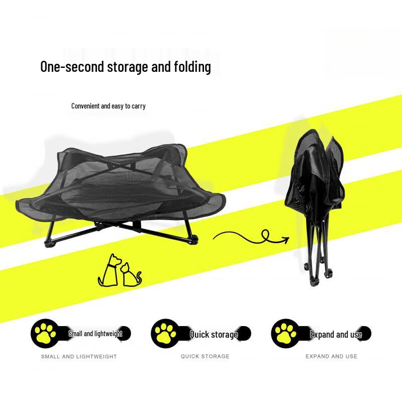 JINGGENG Elevated Pet Folding Bed
