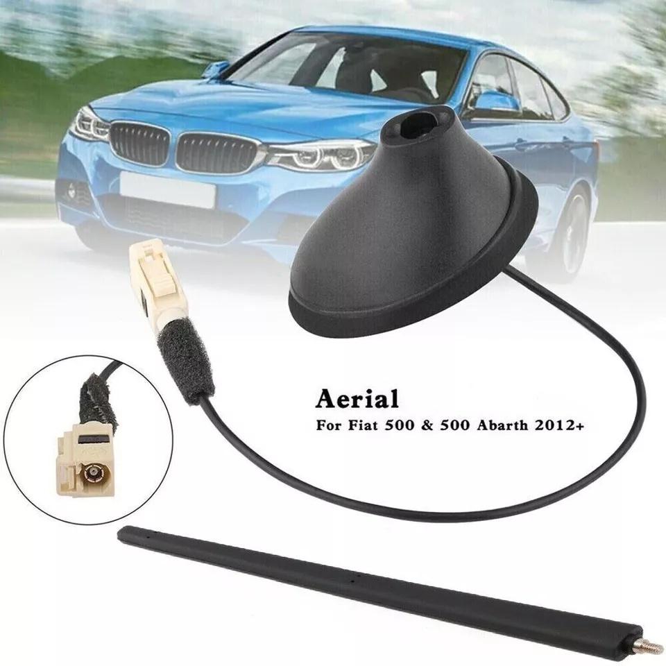 Rear Antenna Black Aerial Base Plastic Black 50540987 For Fiat Abarth 500 X For Alfa Romeo Giulietta 2012-2026 Car Accessories