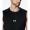 UA Heatgear Komfort Enganliegendes Ärmelloses Rundhals-Shirt Schwarz SM [Under Armour] / /