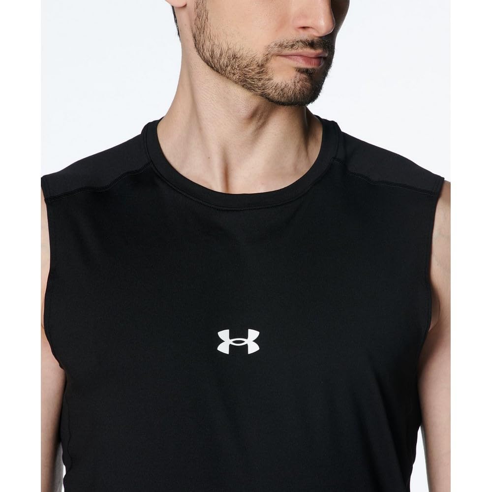 UA Heatgear Comfort Fitted Sleeveless Crew Shirt Black SM [Under Armour] / /