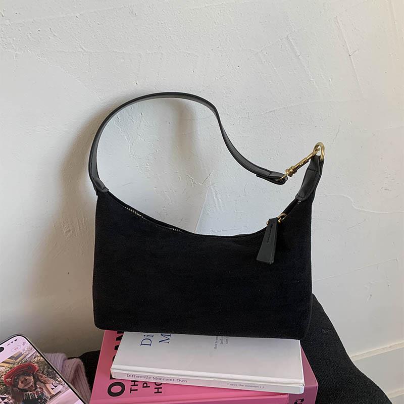 Niche Design High-end Dumpling Bag New Retro Matte Shoulder Bag Simple Commuter Armpit Bag
