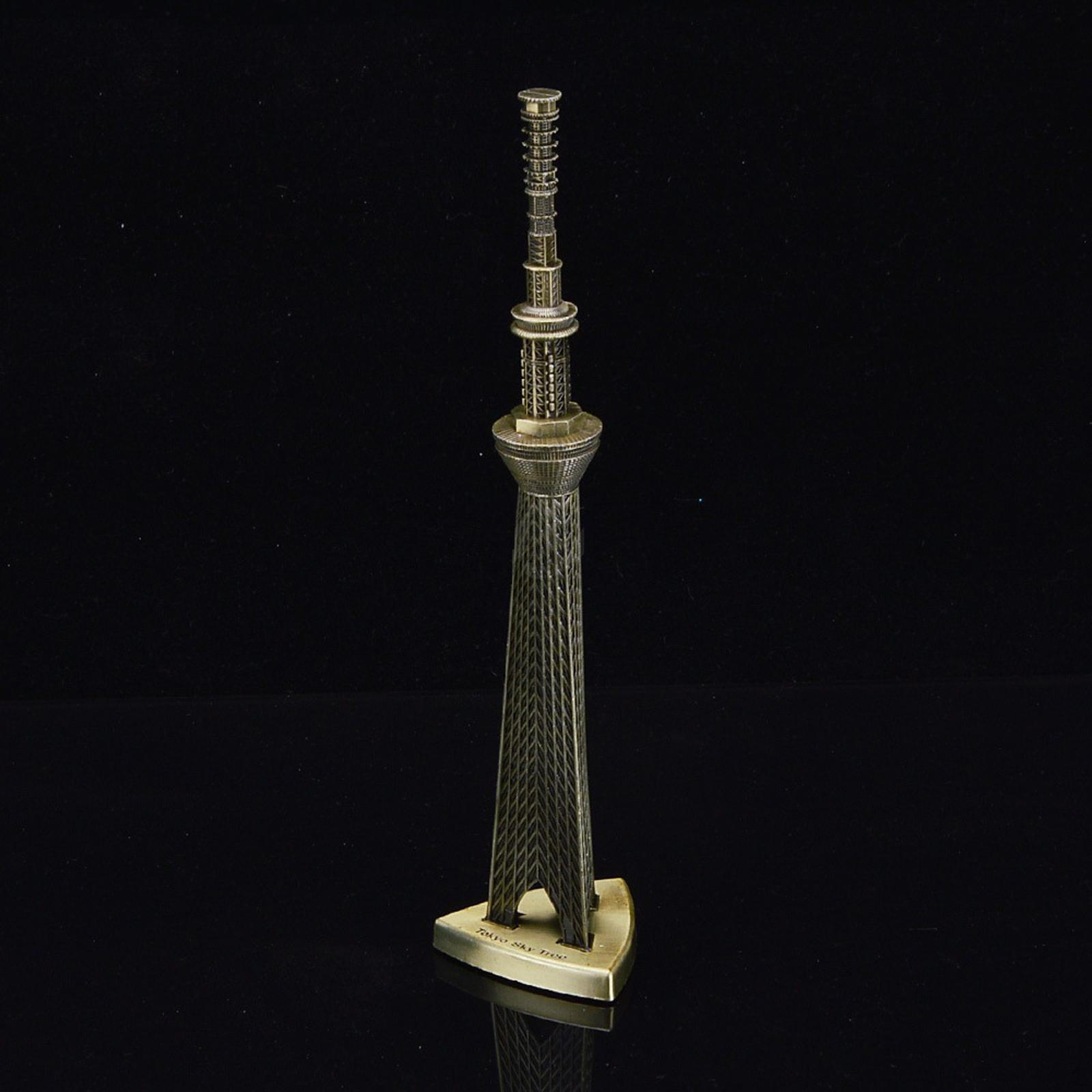 

Japanese Tower Statue, Architecture Model, Collectible Figurine Alloy Statue for Office