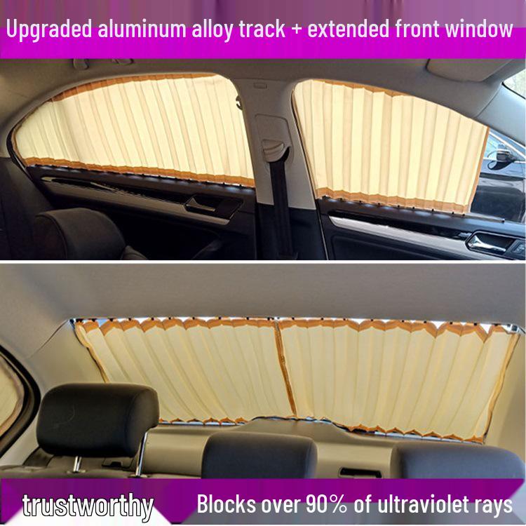 

MG & Chery Car Curtains & Sunshades for MG5, MG6, MG3, ZS, Ruixing GT, Chery K50, Luxgen Da7, U6, S5 Aluminum Alloy Set Golden