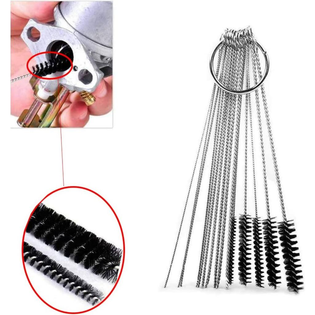 Pack of 12 Carburetor Adjustment Tool and Cleaning Kit for 2-Cycle Small Engine for Trimmer Chainsaw