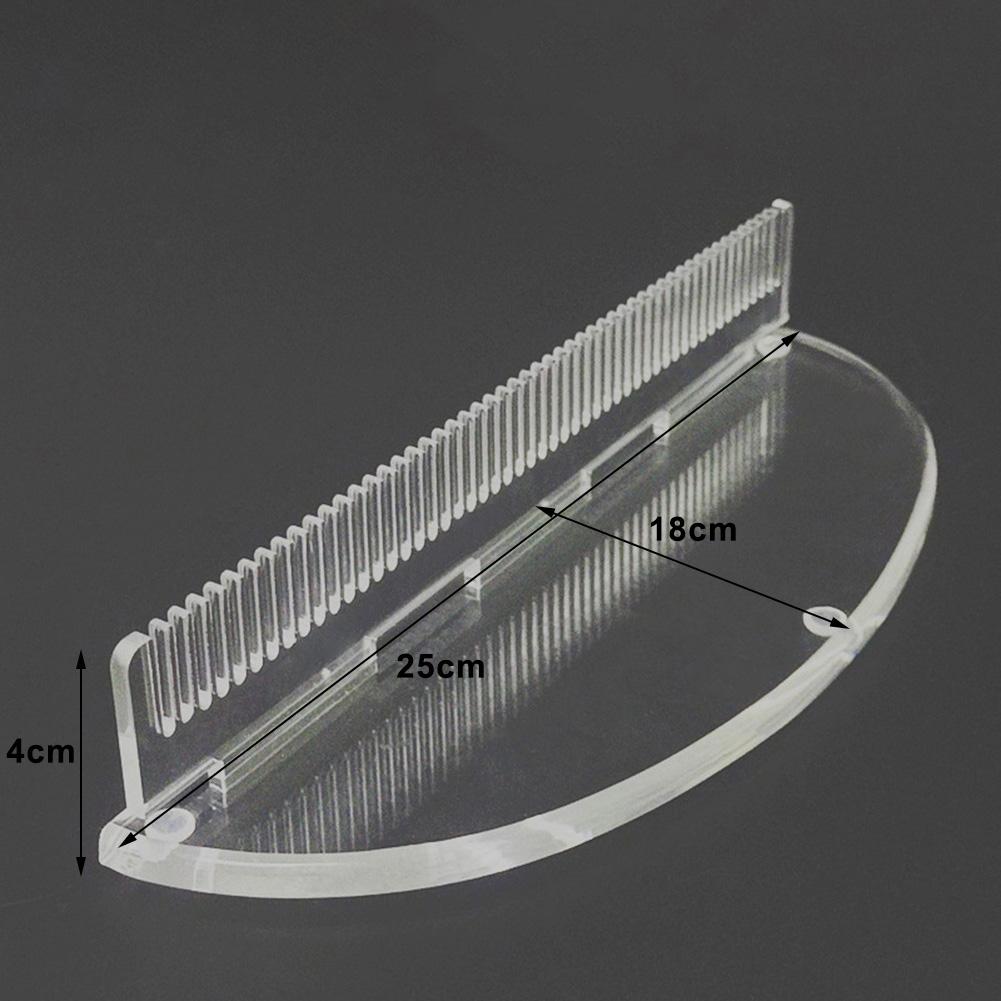 For Durable Transparent Acrylic For Wig Storage Rack with Practical Design and Anti Slip Pads for Safe Desktop Use 250 80 40mm