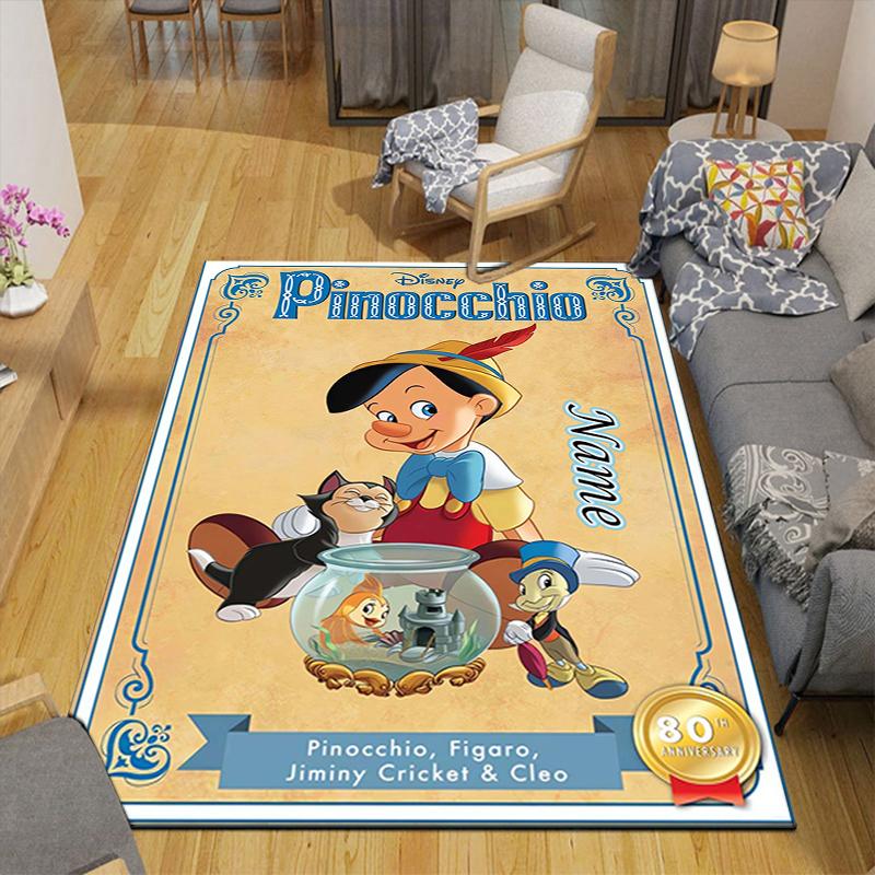 Custom 1Pc Pinocchio'S Apple Adventure Rug Office Carpet Indoor Outdoor Entrance Doormat Nonslip Soft And Comfortable Living Room D916156