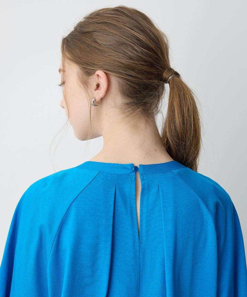 Le Souk Holiday Tuck Design Blue Women's Pullover, 291166,