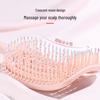 Fluffy Styling Skeleton Massage Comb for Women - Air Cushion KT Hairdressing Comb