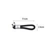2026 Hot 3D Metal+Braided Rope Car Styling Key Chain Anti-Lost Car Key Pendant Keyring Accessories For Skoda Yeti Fabia Kodiaq R