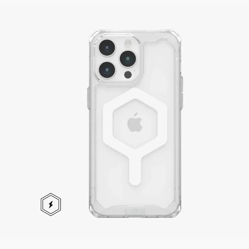 

Роскошный прозрачный чехол Watch Plyo Pro MagSafe для Apple IPhone 16 Pro Max 15 14 Plus 13 12 Магнитная беспроводная зарядка Прозрачный противоударный защитный чехол iphone14plus чистый