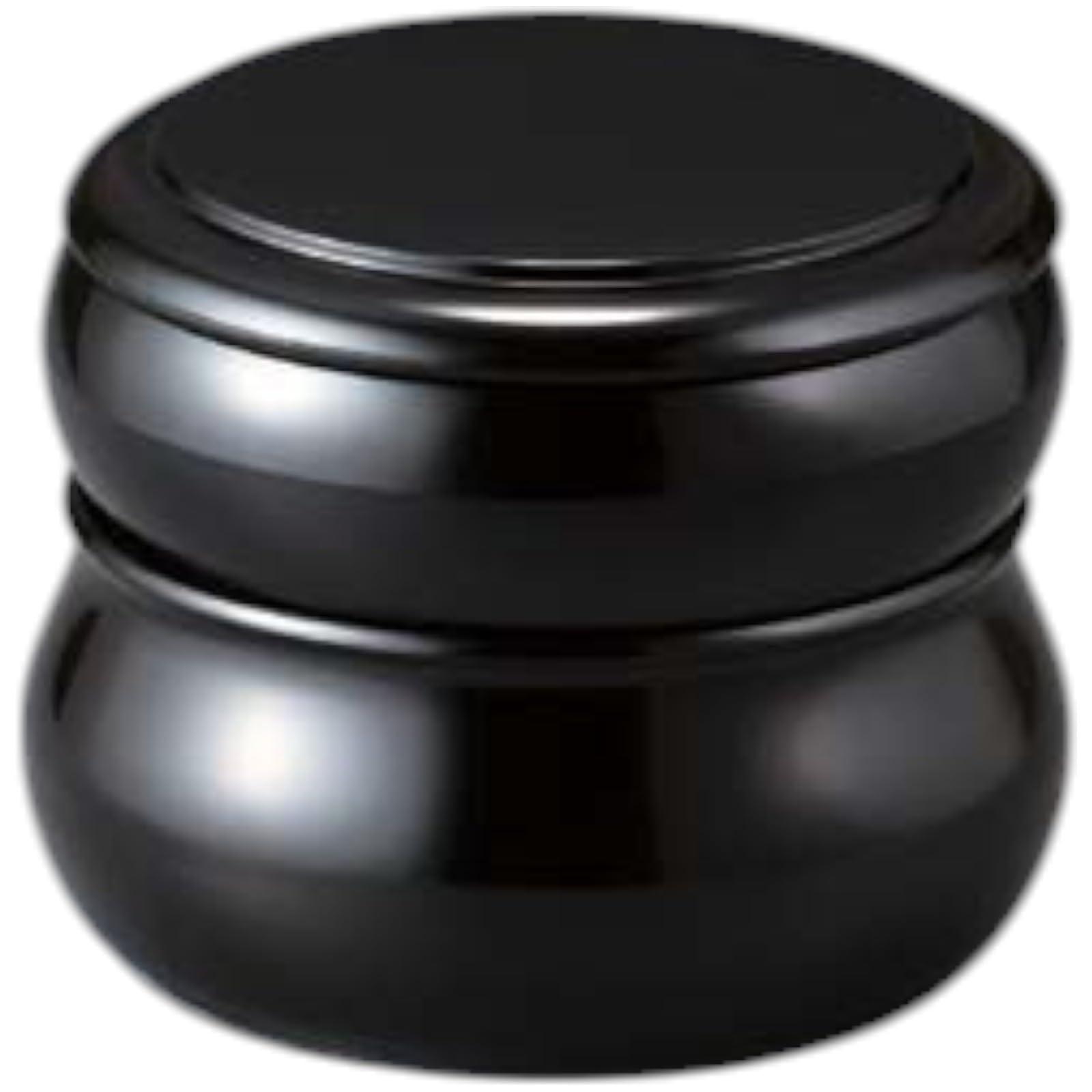 

Тарелка для суши Чираши Суши Котобуки Чираши Черная Сделано в Японии J-kitchens (Бочка для суши, Бочка) (Черный внутри)