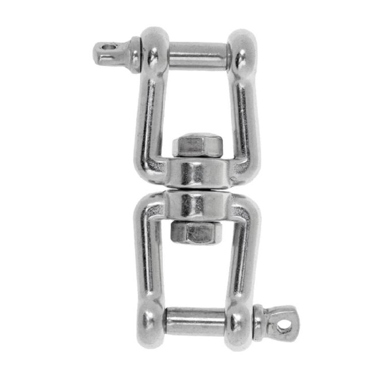 

Corrosion Resistant Anchors Swivel Shackle Double Shackle 360 Degree Rotation for Professional Sailors & Boat Owners 4mm