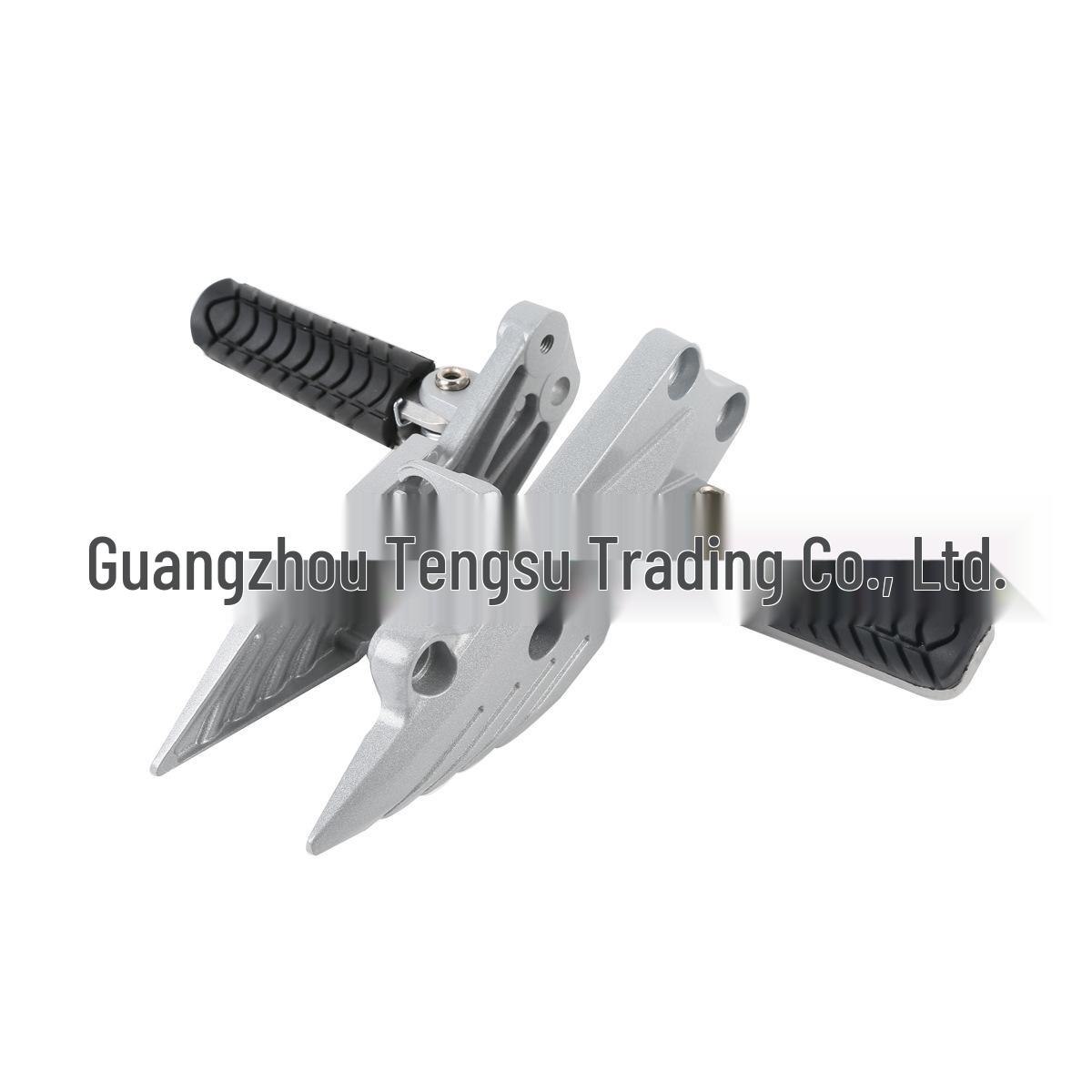 

Motorcycle Modification Accessories Front Footrest Triangle Bracket for 2008-2022 ZG1400/1400GTR серебряный