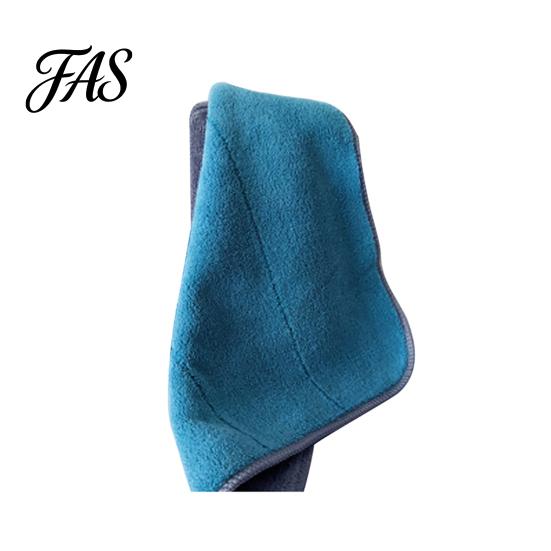 Cleaning Towel Dish Washable Hanging Loop Microfiber Tea Cloth for Dust Cloths Hand синий
