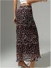 2025 Spring/Summer Leopard Print High-Waisted Slimming Skirt - New American Sexy Style