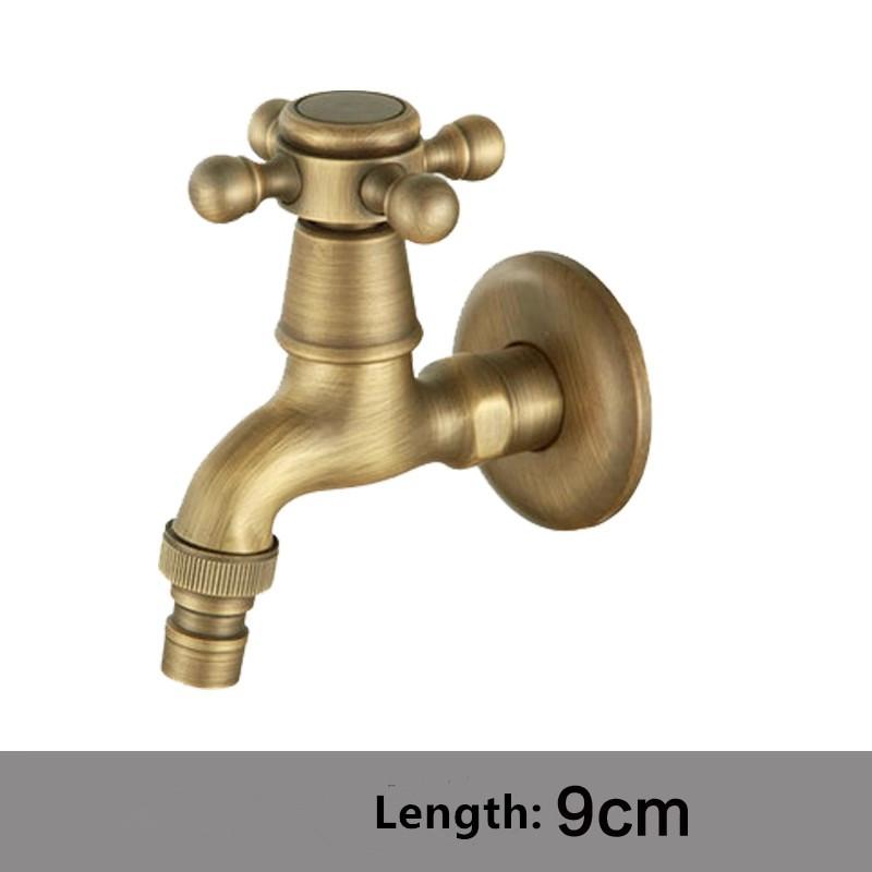 Antique Bronze Washing Machine Faucet Bibcock Faucet Garden Faucet Crane Brass Bathroom Mop Sink Faucets Water Taps Garden
