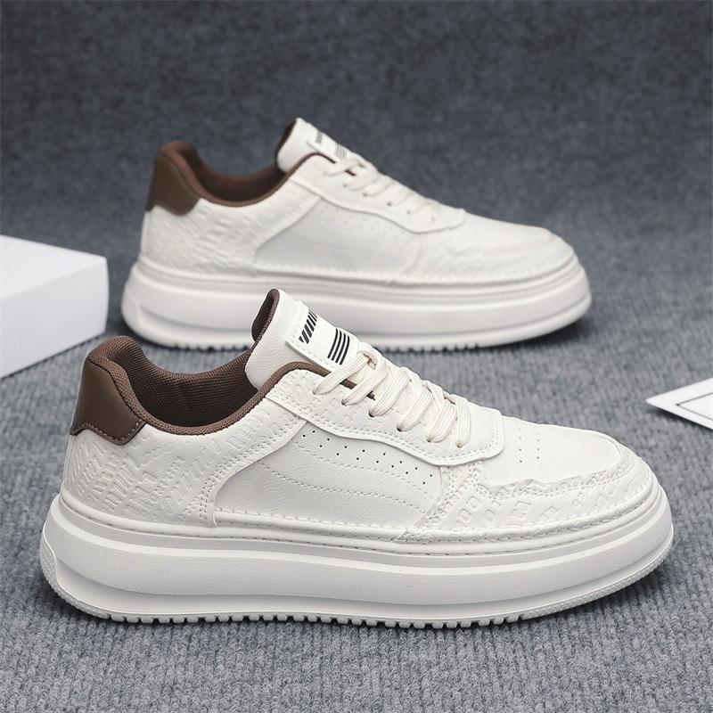 

Men s shoes autumn new soft-soled shock-absorbing breathable sports and leisure shoes trendy versatile white shoes 39