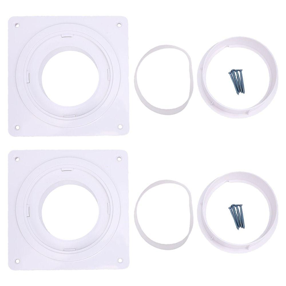 2 set Quick Connect Dryer Vent Connector Easy Installation Dryer Duct Connector Laundry Room