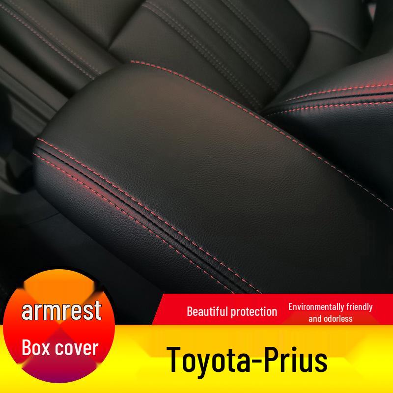 Toyota Prius 06-12 Leather Armrest Box Cover - Full Coverage Protection Pad