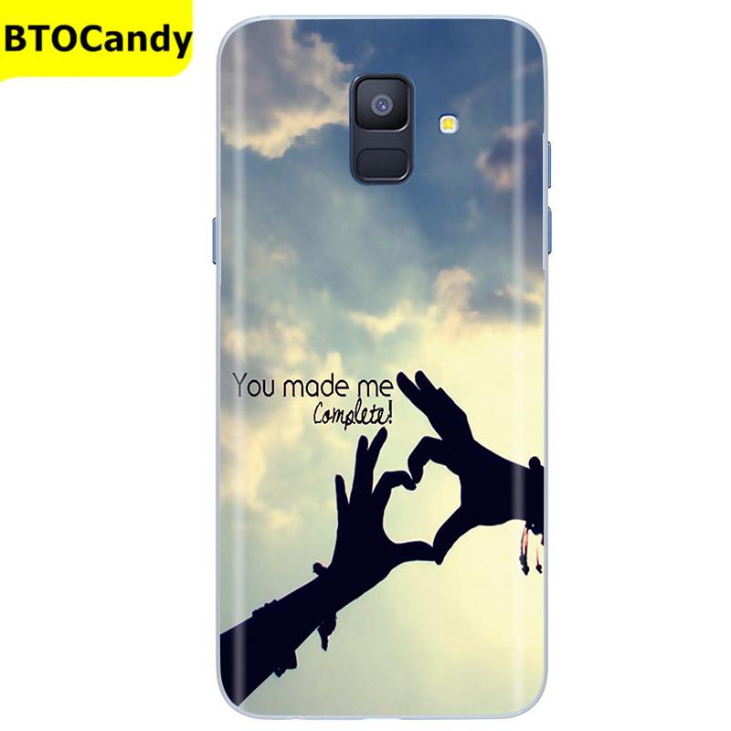 For Samsung Galaxy A6 2018 Silicone Case SIM SM A600 A600F Phone Case For Samsung A6 plus 2018 A605 A605F A6+ A 6 Tpu Case Coque