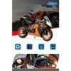 Welly 1/10 KTM 1190 RC8 R Alloy Sports Motorcycle Model Simulation Metal Toy Street Racing Motorcycle Model Collection Kids Gift