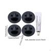 4x Boat Motor Bracket Buckle with Glue 78mm Premium Sturdy Kayak Engine Mount for Ship