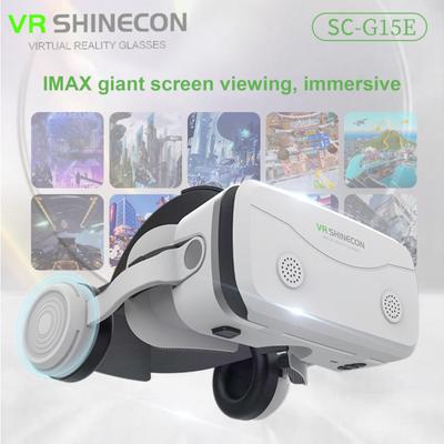 VR Glasses Adjustable 100-Degree Viewing Angle Stereo Sound Ultra-Clear Lens One-click Answer