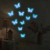 Yousheng Glow in The Dark Butterfly Wall Decals, Luminous Butterfly Stickers, Colorful Removable Self-Adhesive Decals for Girls Bedroom, Kids Baby