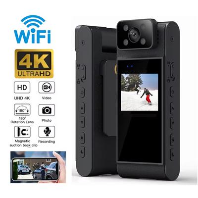 2025 1080P HD WIFI Mini Camera Camcorder Body Mount Cam Small 180 Rotating Les Motorcycle Bike Camera Sports DV Car DVR Webcam