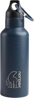 NORDISK Outdoor Camping Water Bottle Steel Drinking Bottle 500ml STEEL DRINKING BOTTLE Dress Blue Japanese 122073 Thermal/Cold [Genuine Product]