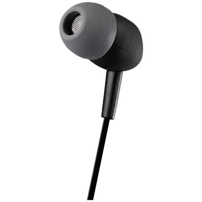 Écouteurs intra-auriculaires - HAMA - Kooky - Filaire - Suppression du bruit - Noir gris foncé