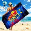 FC Basel Beach Towel Quick Dry Soft MicrofiberSand Resistant Oversized Cabana Bath Sheet for Swimming Pool Travel Gift