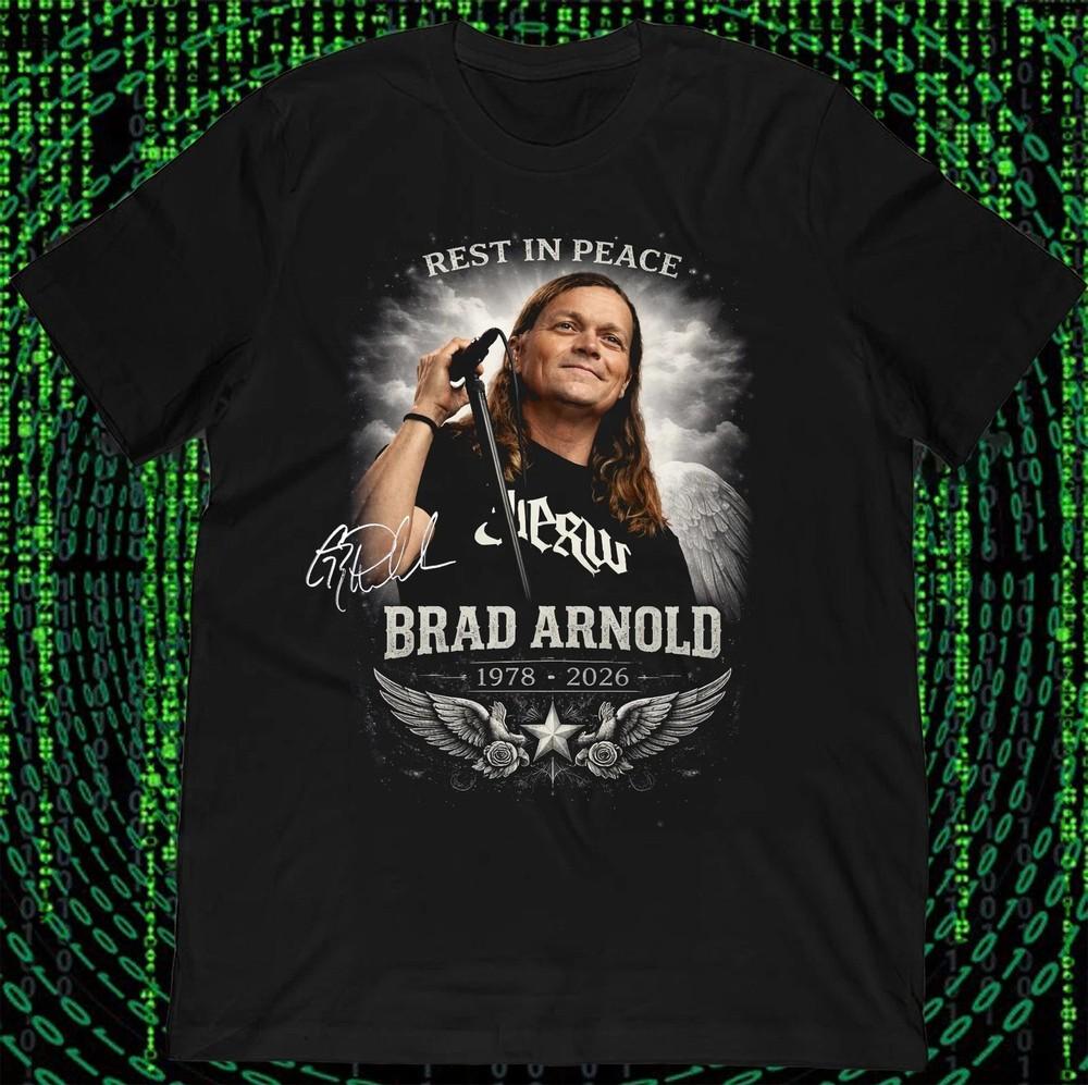 RIP Brad Arnold 19782026 3 Doors Down Band Unisex  TShirt Unisex T-Shirt L