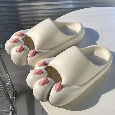 Women's Summer Slippers 2024 Beach Shoes Cute Slippers Ladies Casual Flats Flip Flops Couple Comfort Home Slides Sandal Footwear
