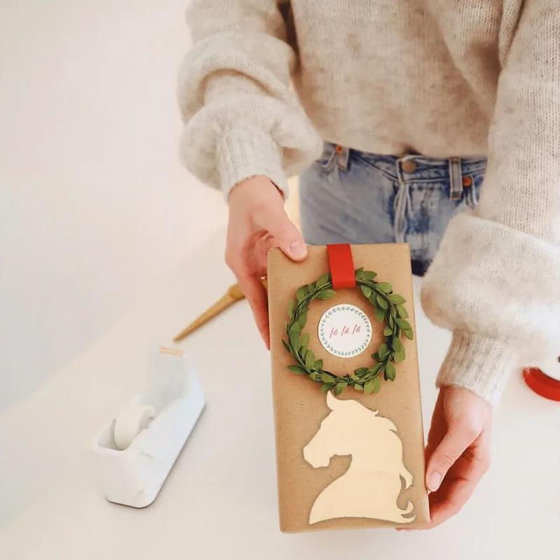 Unfinished Horse Head Wooden Home Farm Animal Shape Wood Cutout Laser Cut Blanks Craft Supplies