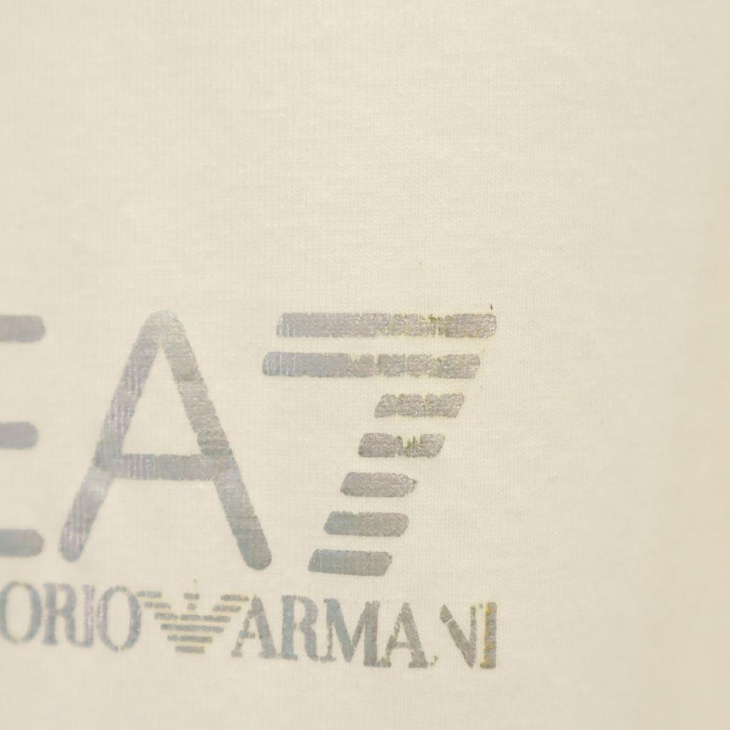 Emporio Armani Short Sleeve T-shirt M White EA7 Men's Used