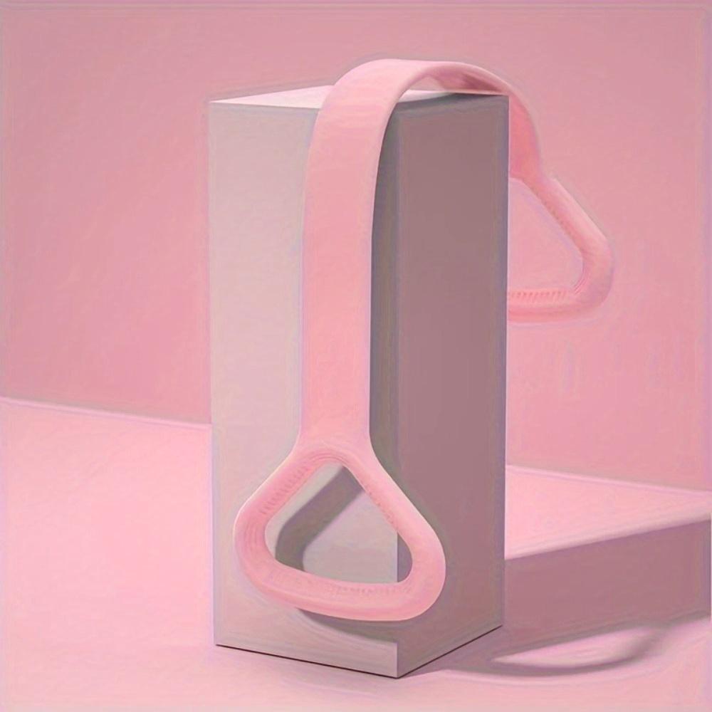 [2pcs Silicone Yoga Bands] 2pcs High-Quality Silicone 8-Shaped Yoga Resistance Bands | Textured Grip for Back, Waist & Arm Workouts