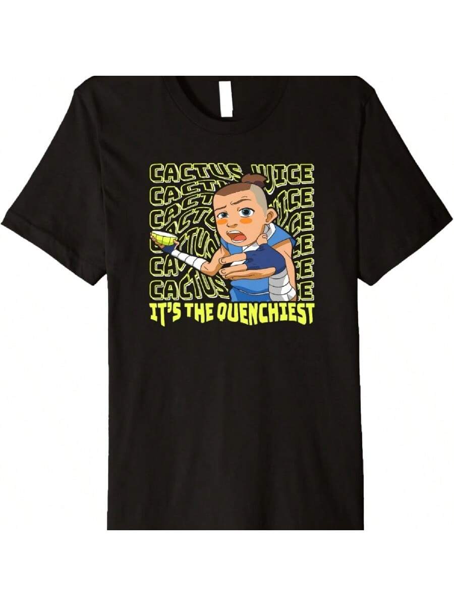 Avatars The Last Airbender Sokka Cactus Juice Word Stack Premium T-Shirt S