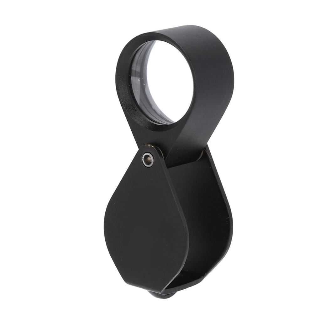 Mini Folding Magnifying Glass 10X 18mm Aluminum Alloy Shell Portable Magnifying Glass for Tattoo Outdoor Observation