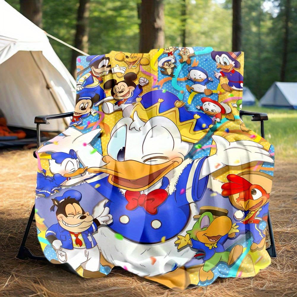 1 ks, Dětská deka Kačer Donald a přátelé, Měkký přehoz pro dekoraci pokoje, Perfektní dárek, Obývací pokoj, Cestování, Kempování