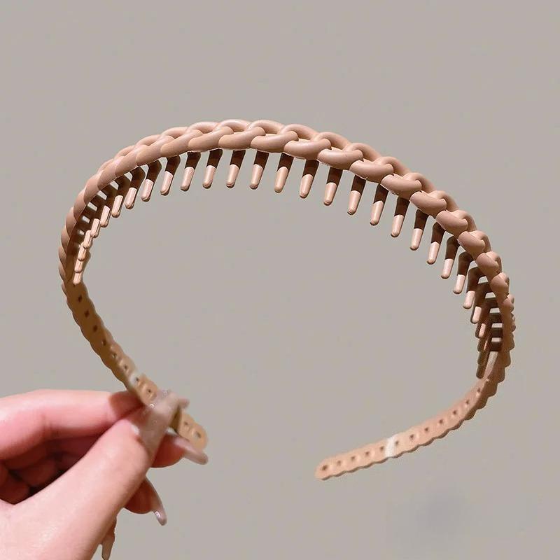 

1 шт. Модные разноцветные волнистые зубчатые матовые повязки на голову для женщин, девочек, аксессуары для волос для вечеринок