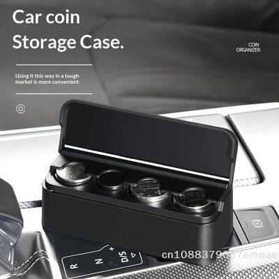 Dubbel Doel Auto Muntopslag Kleine Home Wisselgeld Box Creatieve Euro Dispenser Portemonneehouder Geldkoffer Portemonnee