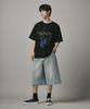 Beodeonteu Blue Cherry Short Sleeve T-Shirt [Black]