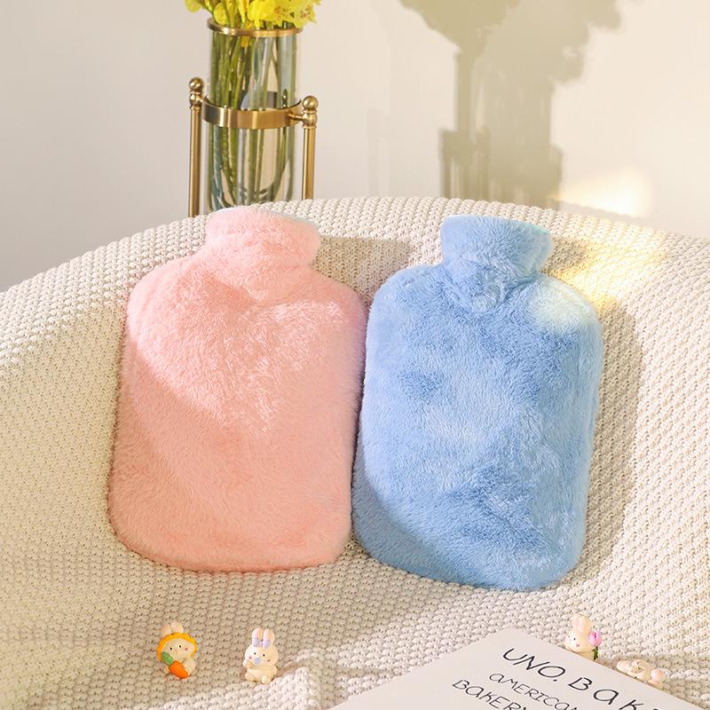 Extra Large Eco-friendly Plush Hot Water Bottle – Winter Warmth with Skin-friendly Fleece