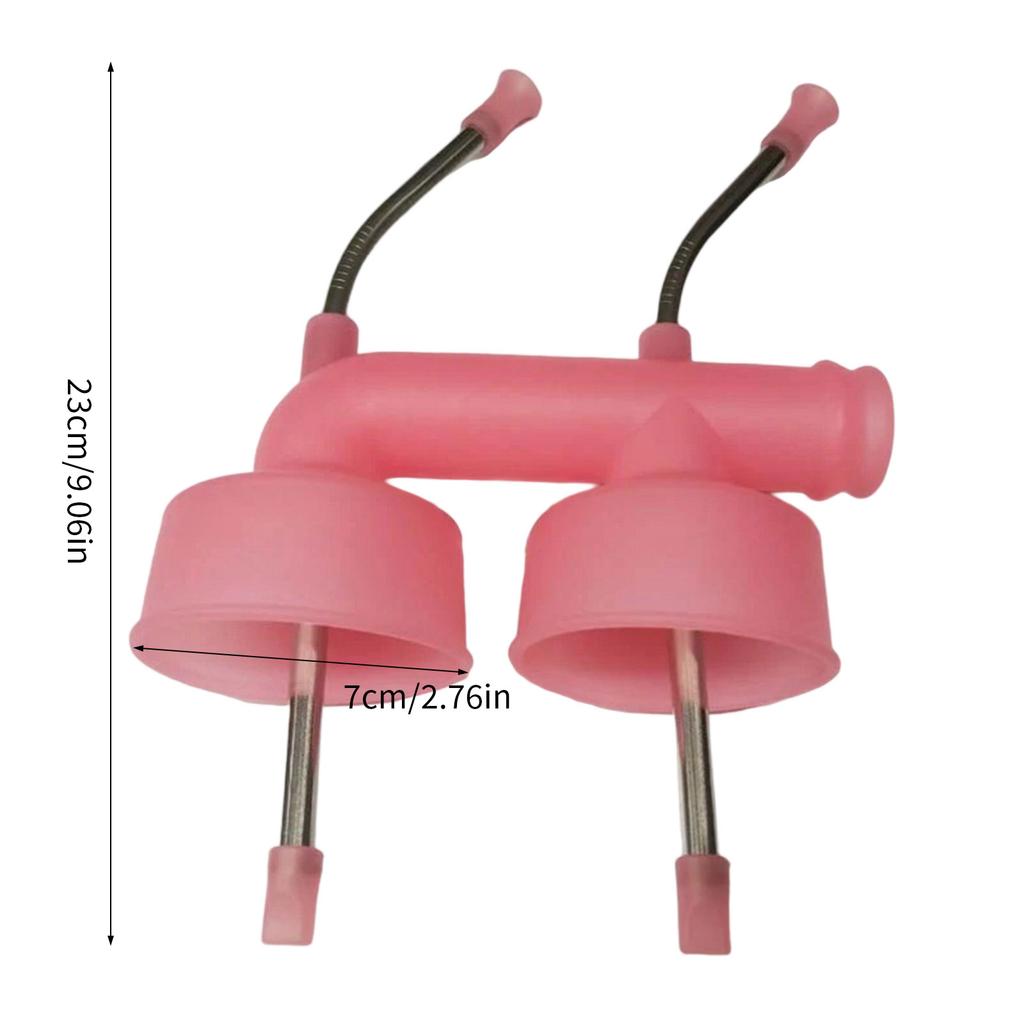 Double Beer Snorkel Beer Bong Drinking Accessories Drinking Funnel Bottle Chugger Beverage Snorkel for New Year Party