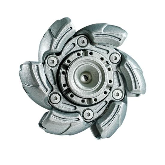 Spinner Fidget Toy Stress Anxiety Relief Portable Kids Teens Adults Aluminum Alloy Transformable Fingertip Spinning Top Gyro Sensory Toy Birthday